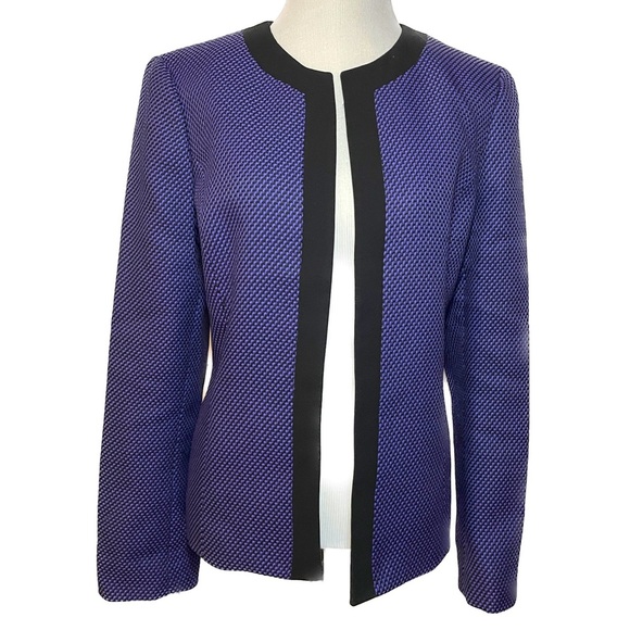 Kasper Jackets & Blazers - KASPER Open Jacket Blazer purple black 12